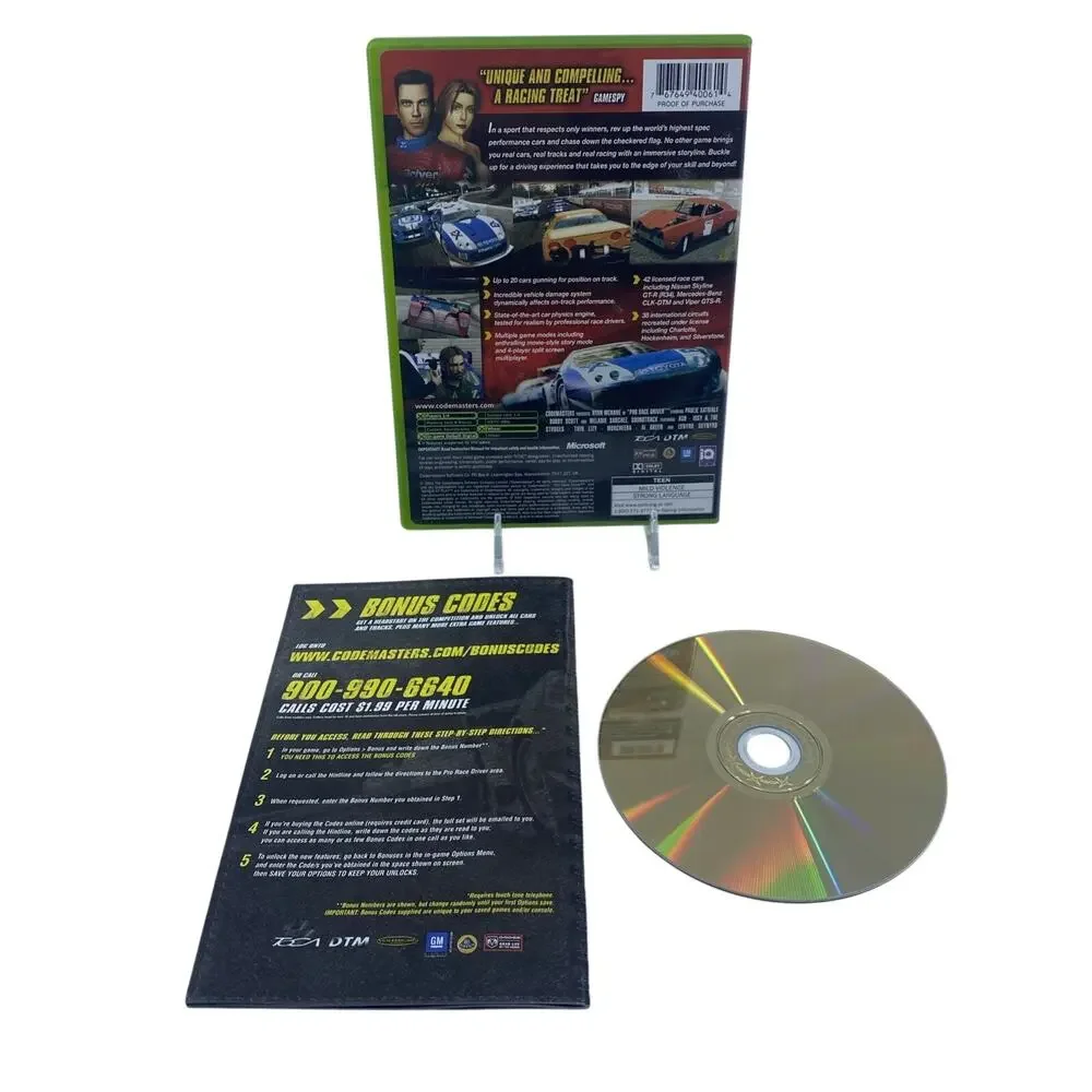RalliSport Challenge 1 & 2 + Pro Race Driver Xbox All CIB Tested Bundle